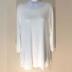 SOFT SURROUNDINGS Long Lined Blouse Sz L